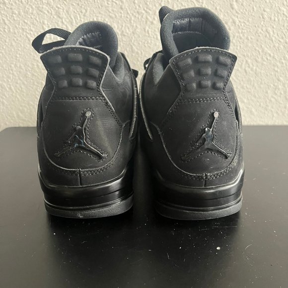 Nike Air Jordan 4 IV Retro Black Cat 2020 Sneakers Shoes Size 8 Style CU1110-010 - Picture 7 of 14